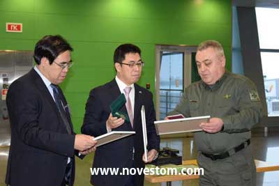 China assisted Ukrainian ambassador to provide NOVESTOM’S Body Worn Camera and Docking Station to border defense law enforcement workers