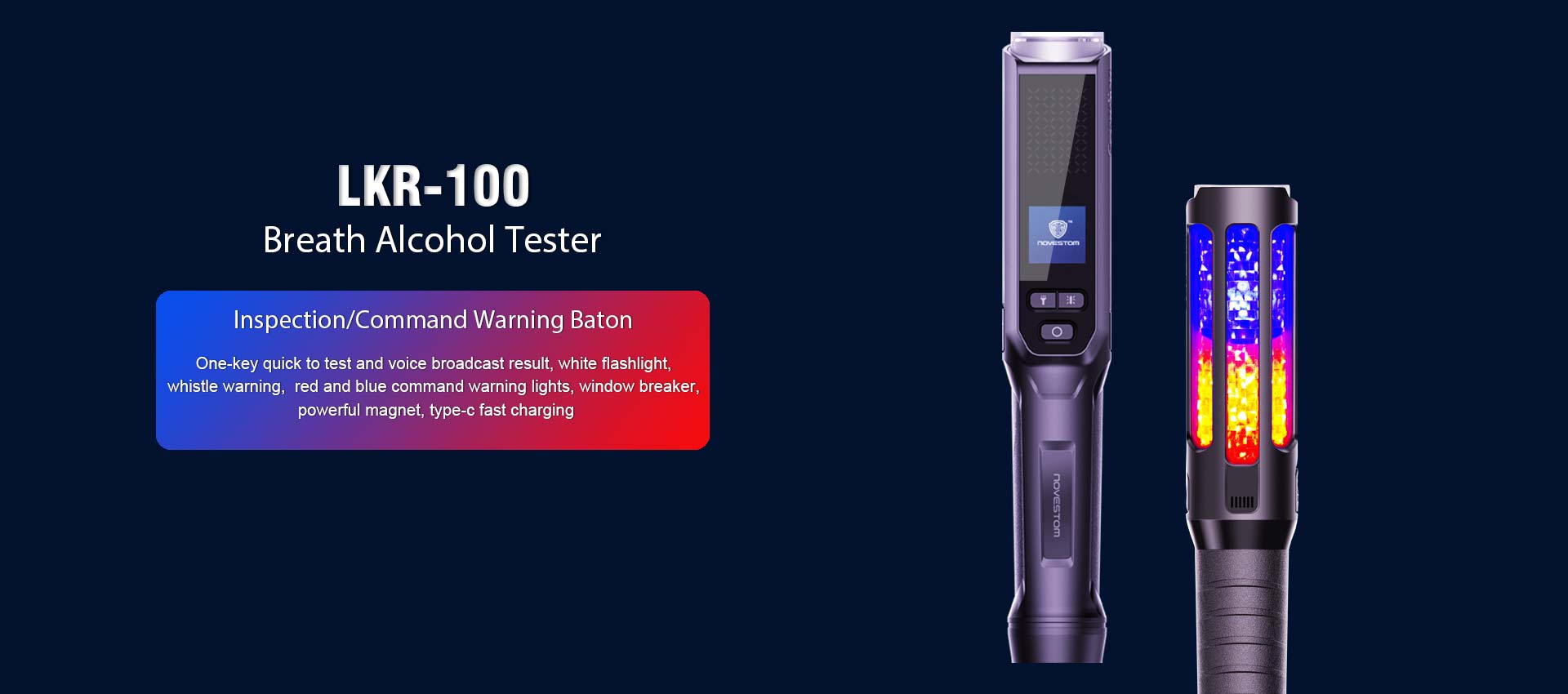 NOVESTOM LKR-100-Breath-Alcohol-Tester