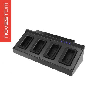 NVS10-4 4ports docking station for body worn camera to download the data
