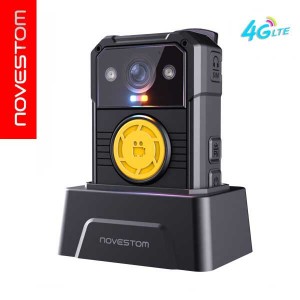 NVS4-T Top10 live streaming body worn cameras with 4g wifi GPS AES256 Bluetooth NFC RTMP RTSP Onvif Optional